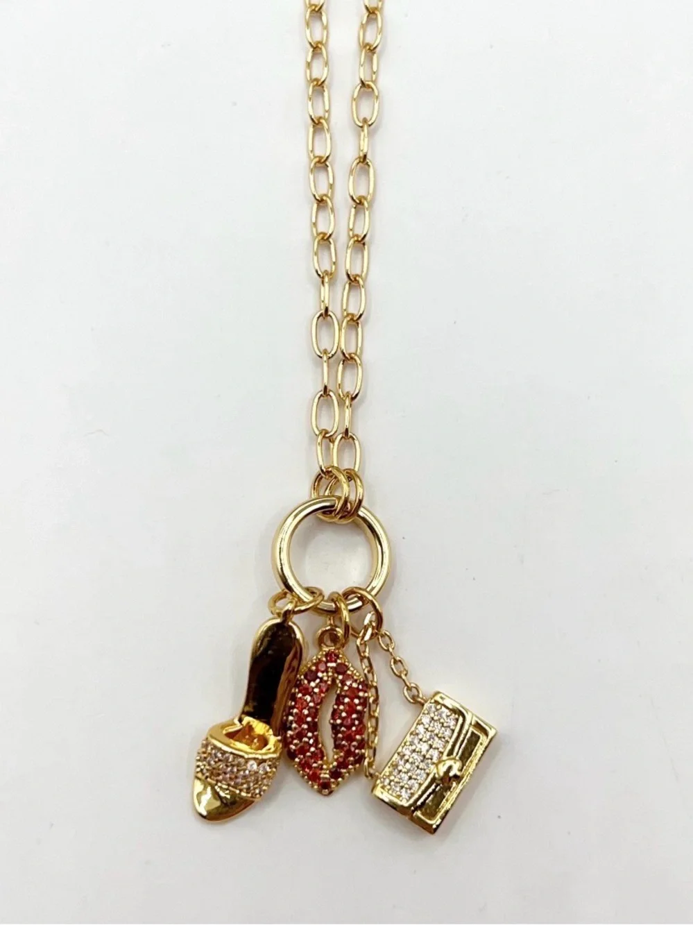 NWT Kate Spade Night Out Motif Hit the Town Charm Necklace
